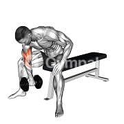 Reverse Grip Concentration Curl