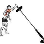 Single Arm Landmine Press (Barbell)