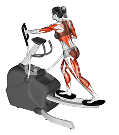 Elliptical Machine Skiing