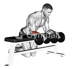 Over Bench Wrist Curl