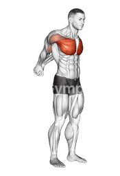 Straight Arms Backward Chest Stretch