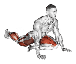 Lying Leg Tuck Hip Stretch